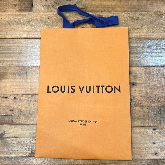 Authentic Louis Vuitton Shopping Bag Orange - Picture 5 of 6